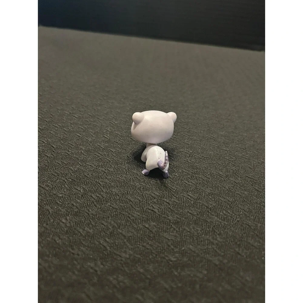 Hasbro Littlest Pet Shop LPS #482 Purple Ferret Figure with Flower Eyes